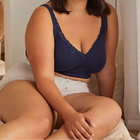 Pennington’s Navy Blue Soft Cup Bra 44B - Picture 3 of 8